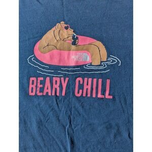 The North Face Beary Chill Graphic Tee‎ Short Sleeve Top Girl's XL